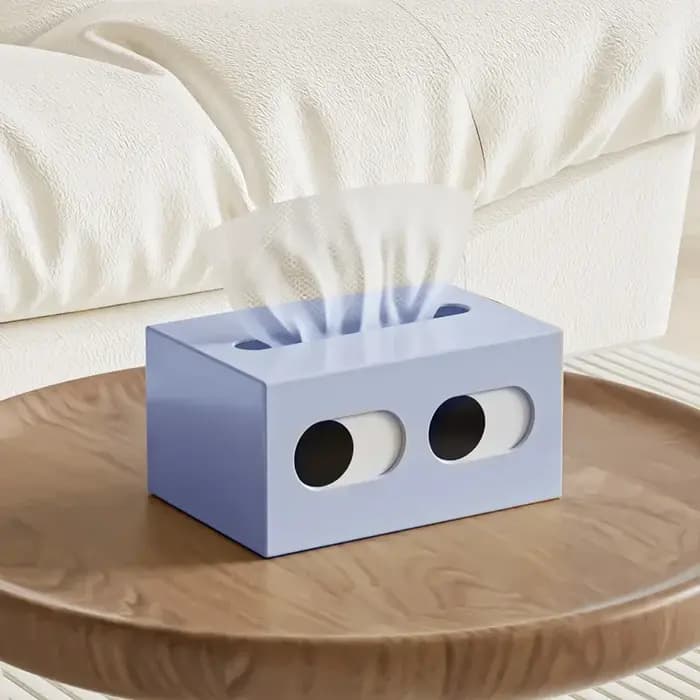 Couvercle de boîte à mouchoirs rectangulaire mignon