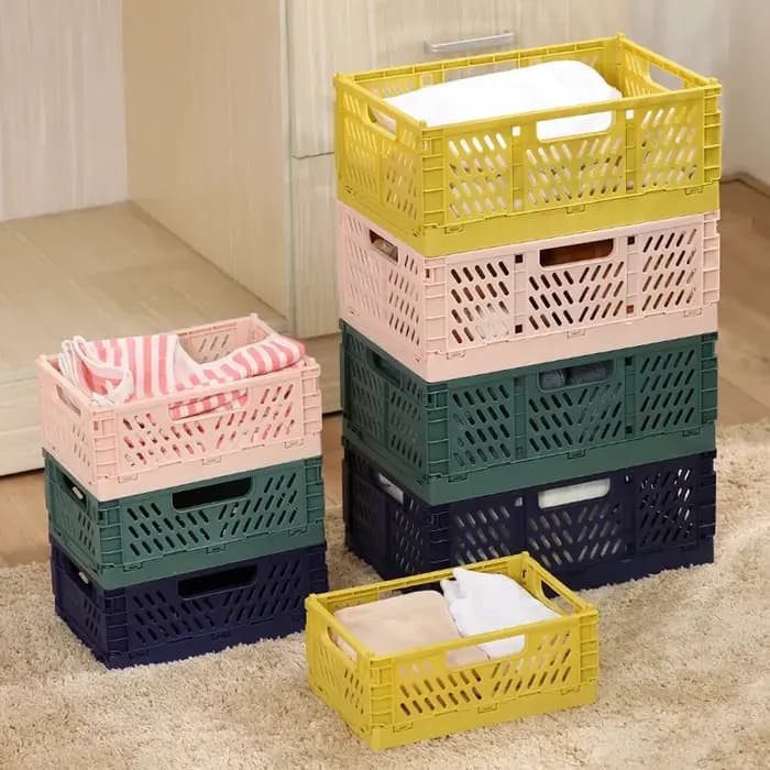 Panier de rangement pliable