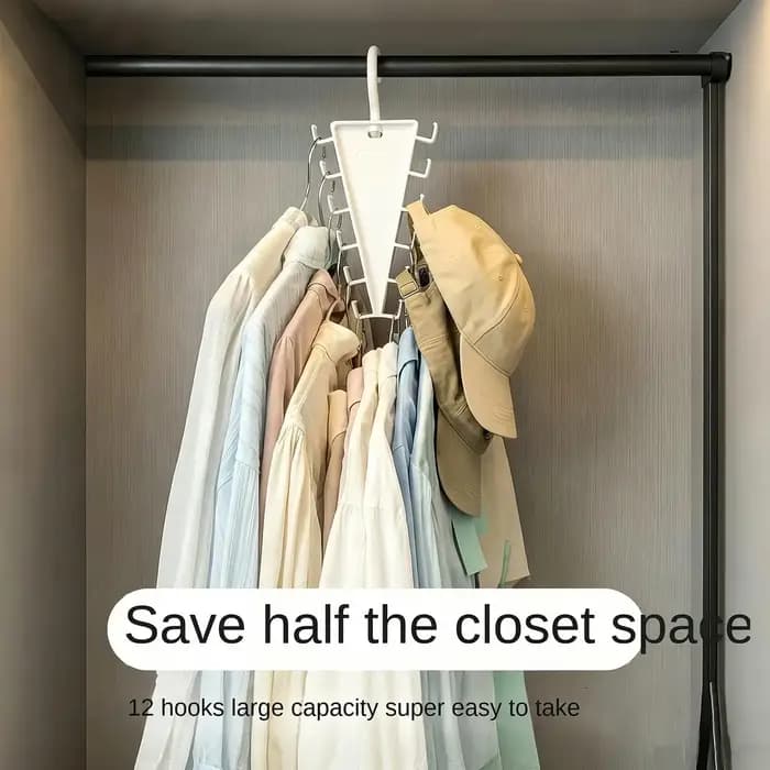 Cintre de rangement en V pour vêtements
