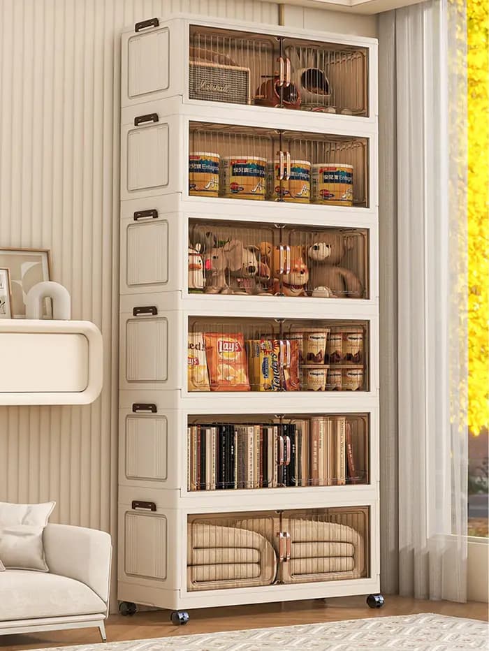 Armoire de rangement sans installation pour un usage domestique dans la cuisine