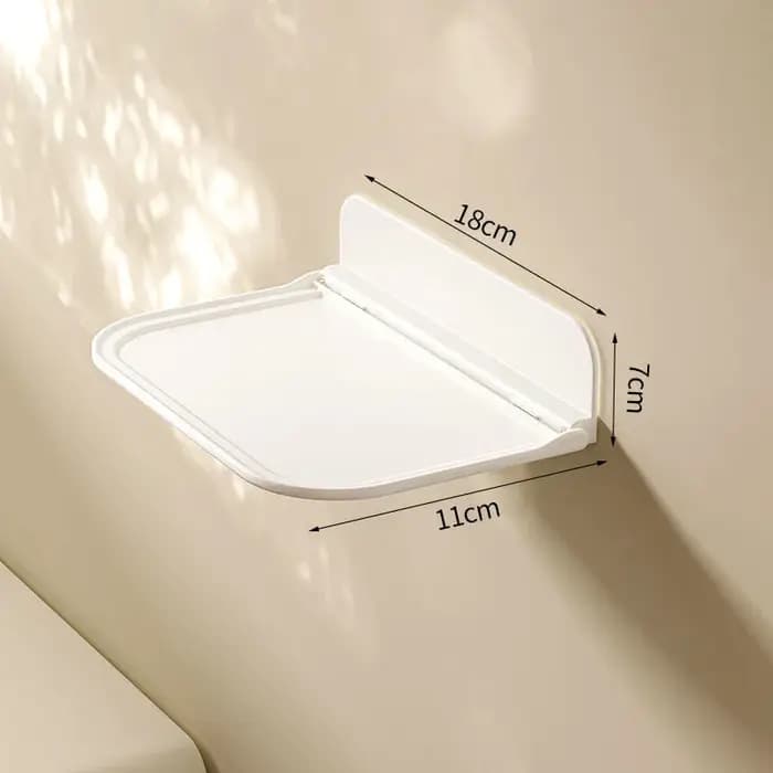 Étagère murale pliable sans perçage