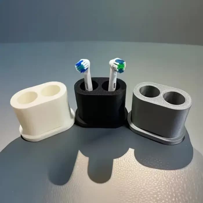 Boîte de rangement pour têtes de brosse à dents électrique
