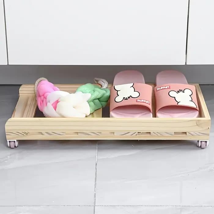 4/8 pièces boîte de rangement roulettes meubles rouleaux coulissants poubelle poulie auto-adhésive maison pas de bruit