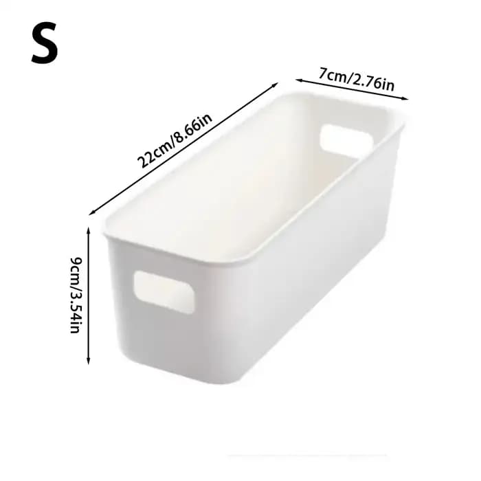 Boîte de rangement de bureau empilable Portable