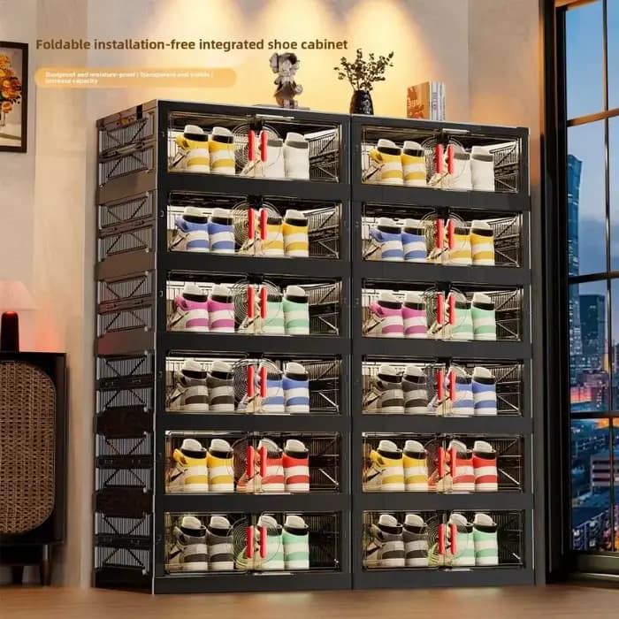 Étagère à chaussures multicouche