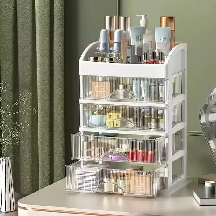Tiroir en plastique, boîte de rangement de maquillage