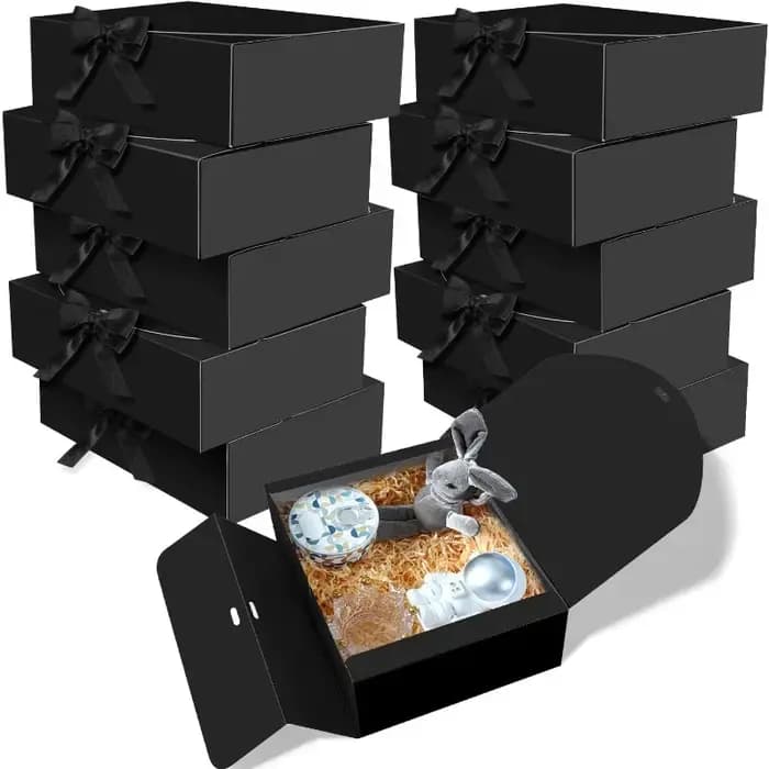 10 boîtes cadeaux avec couvercles