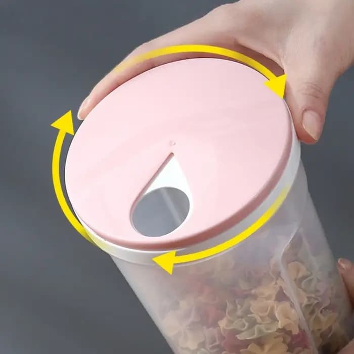 Boîte de rangement moderne en plastique pour nouilles longues