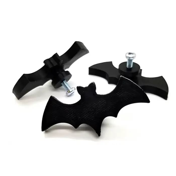1 pièces chauve-souris armoire bouton acier tiroir main tire
