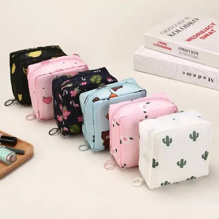 Sac de Rangement pour Serviettes Hygiéniques et Tampons pour Femme
