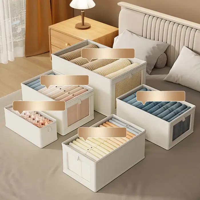 Boîte de rangement pliable pour vêtements