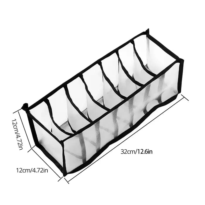 MELEvalual-Boîte de rangement pliable pour sous-vêtements