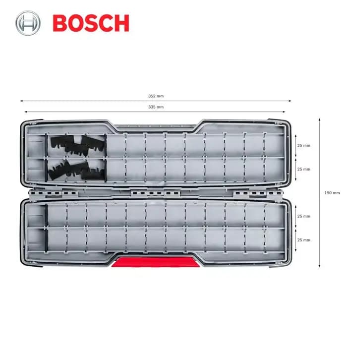 BOSCH 2608438156 PRO boîte robuste grande pour accessoires