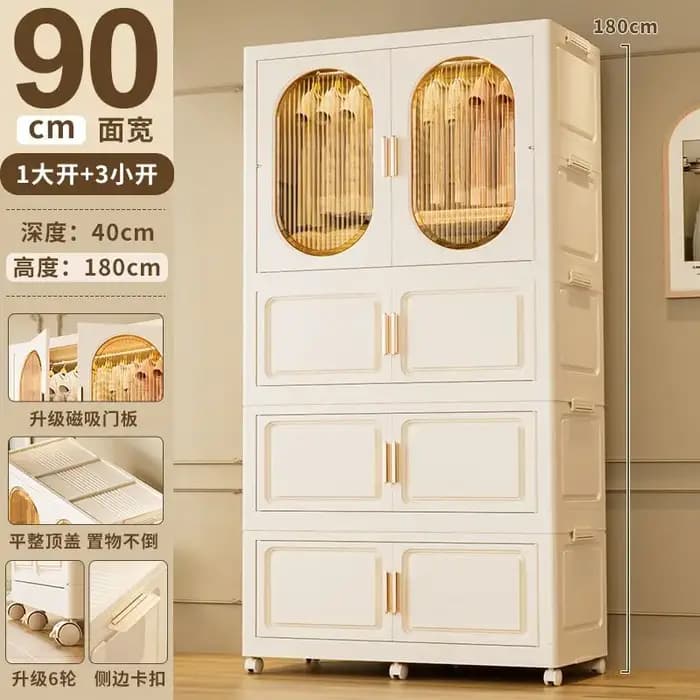 Organisateur de garde-robe de rangement nordique