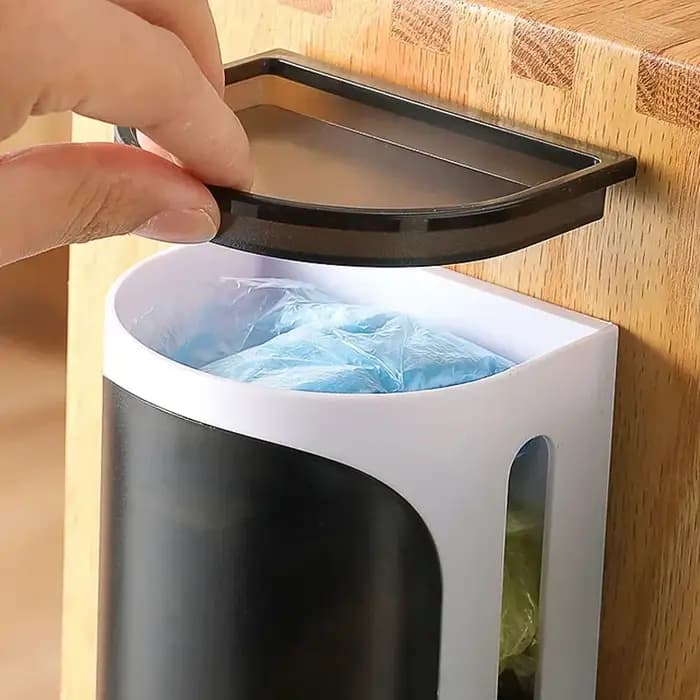 Tenture murale sac en plastique stockage sac poubelle boîte de rangement support cuisine salle de bains sacs