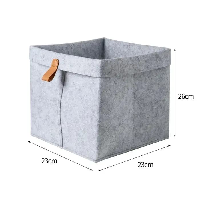 Boîte de rangement en feutre de grande capacité pour vêtements