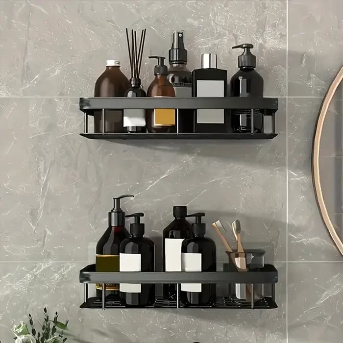 Support de douche-support de rangement multifonctionnel antirouille de 11