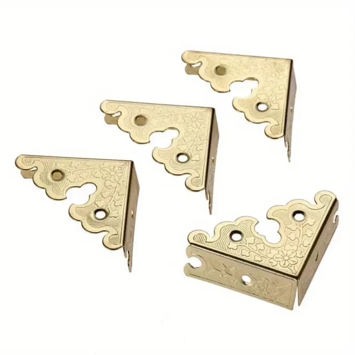 Boîte en bois d'angle droit de 34mm