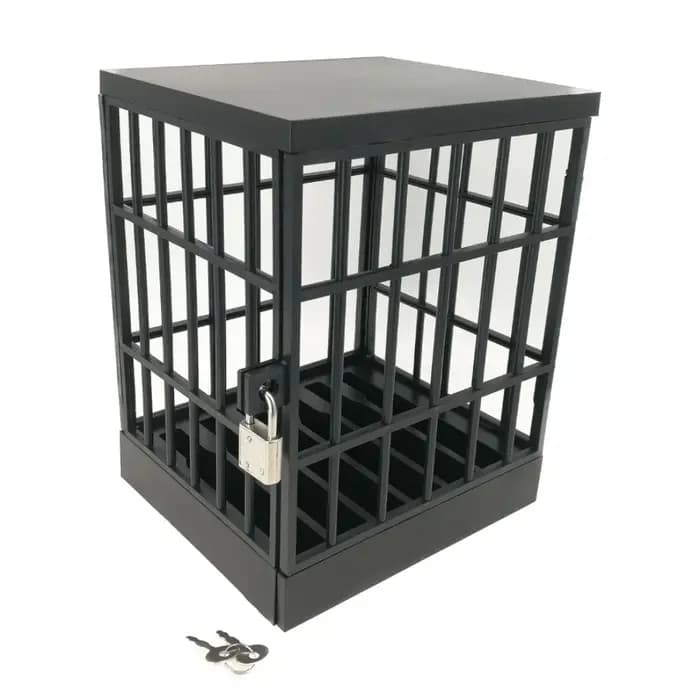 Boîte de Rangement Sécurisée pour Téléphone Portable - Cage de Verrouillage pour Smartphone - Gadget de Table pour Fêtes