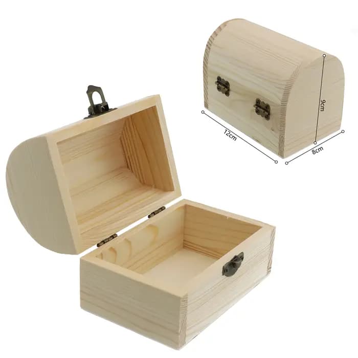 Boîte de rangement en bois arquée Keepplex