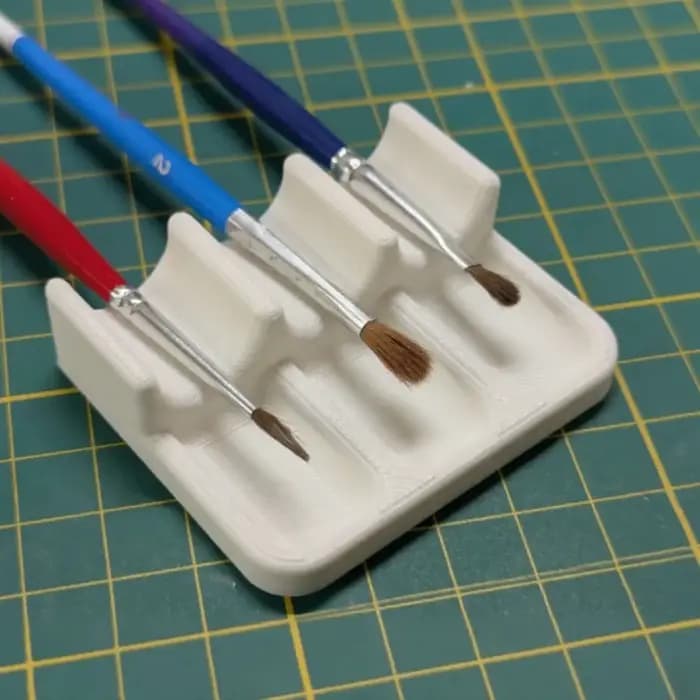 Boîte de rangement pour pinceaux en plastique