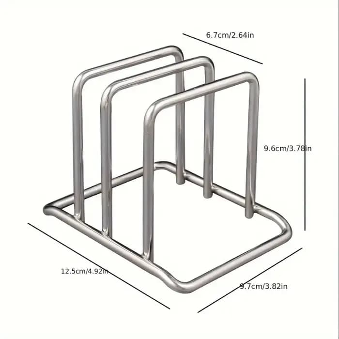 Support de rangement pour planches à découper en acier inoxydable pour cuisine