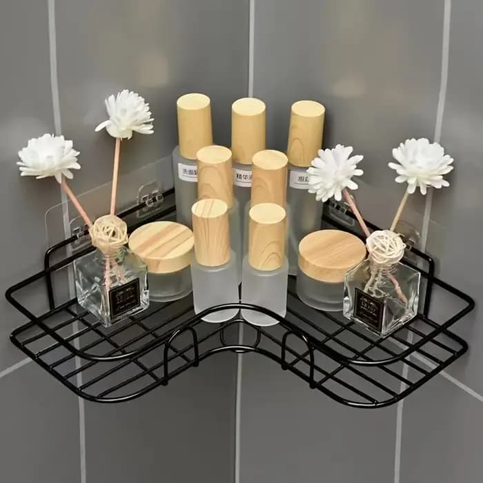 Étagères de rangement en acier inoxydable, étagère de douche d'angle, antirouille, étagère de rangement murale pour salle de bain, étagère d'angle murale