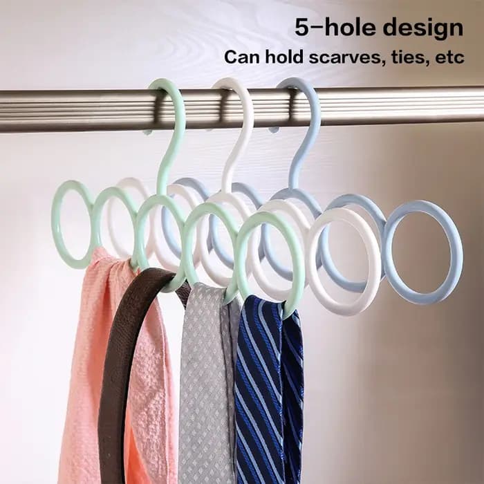 Cintre pour foulards et support de rangement pour ceintures