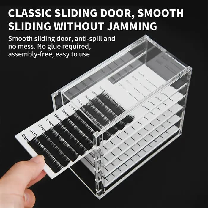 Boîte de rangement pour cils