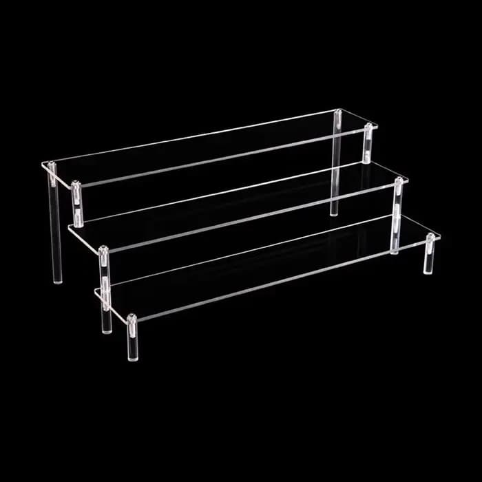 Présentoir en Acrylique à 1 ou 4 Niveaux, Étagère de Rangement Durable T1 pour Gâteau Chi, sexuellem