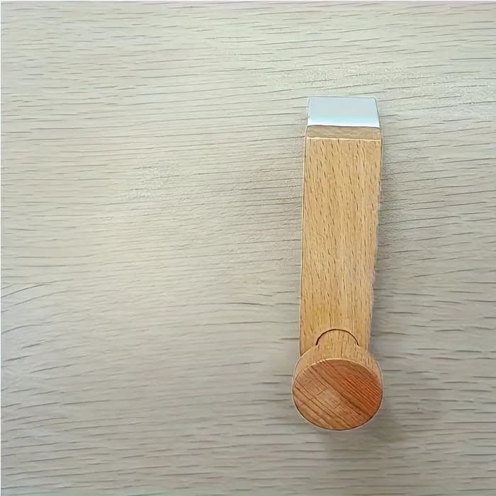 Étagère murale en bois naturel pour porte