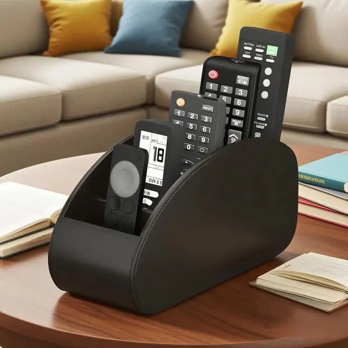 Boîte de rangement pour télécommande avec 5 compartiments