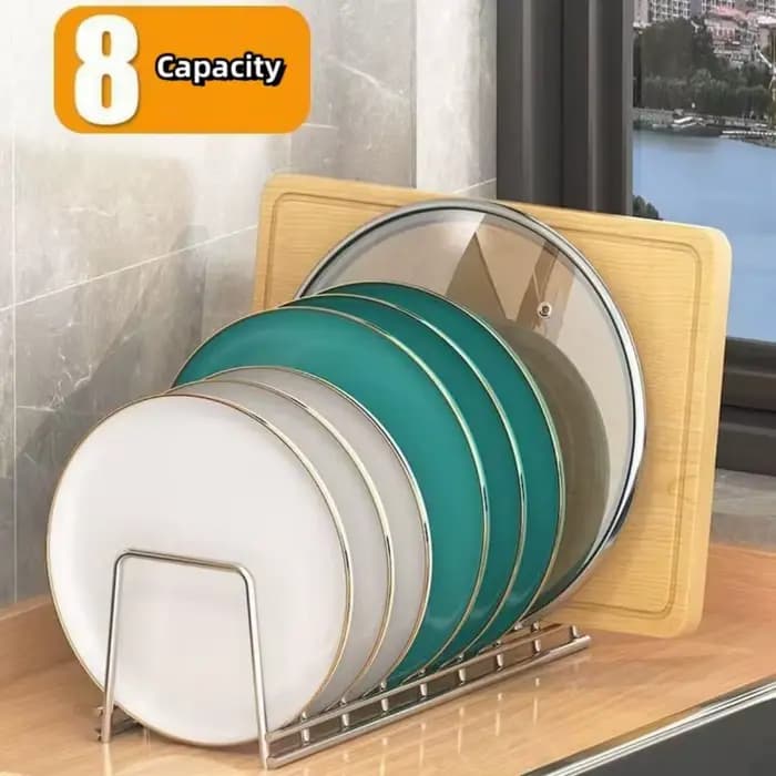 Égouttoir à vaisselle de cuisine en acier inoxydable pour plan de travail