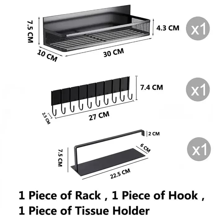 Support de stockage d'épices magnétique en métal pour réfrigérateur