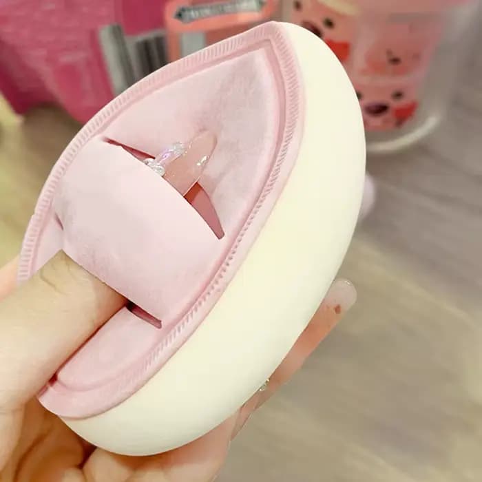 Bouffée cosmétique de grande taille