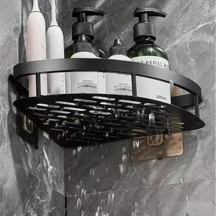 Étagère de salle de bain en alliage d'aluminium