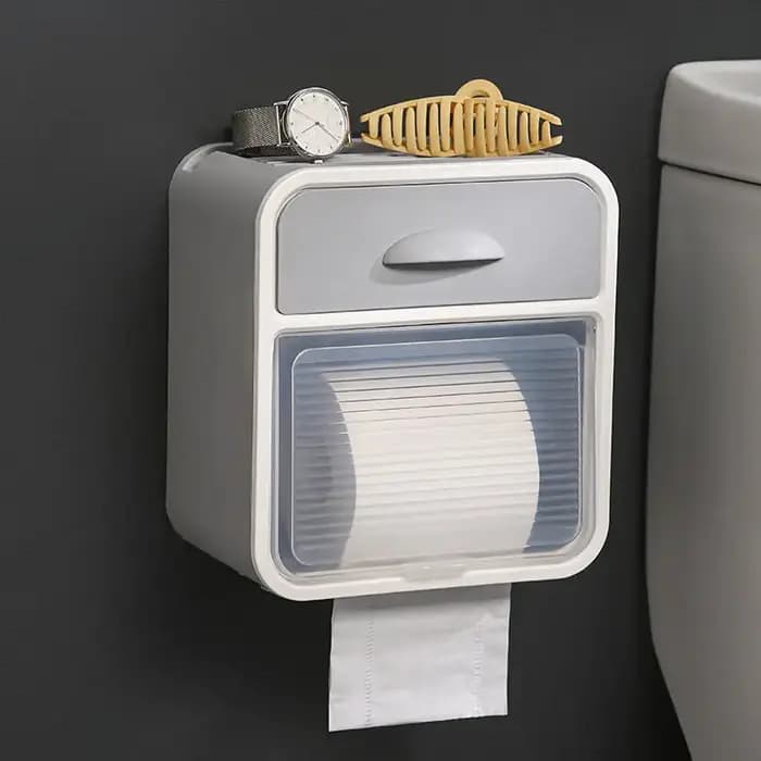 Boîte à mouchoirs de toilette murale