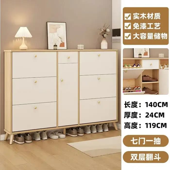 Meubles de rangement de style ferme, armoires à chaussures en bois, étagères de bureau d'extérieur, étagères à chaussures, meubles d'hôtel, meubles de salon