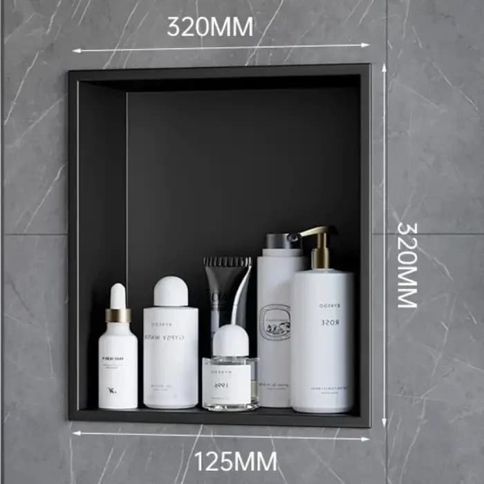 Étagère de salle de bain de Niche en acier inoxydable