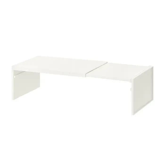Étagère de cuisine rétractable moderne en plastique, réglable, antidérapante, pour vaisselle, gain d