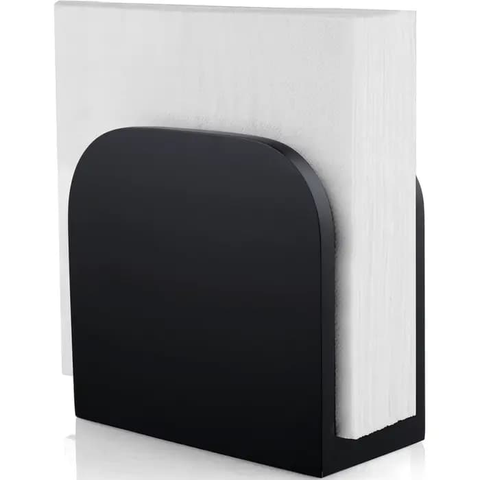 Porte-serviettes en bois pour table, distributeur de serviettes en bois sur pied pour cuisine, salle