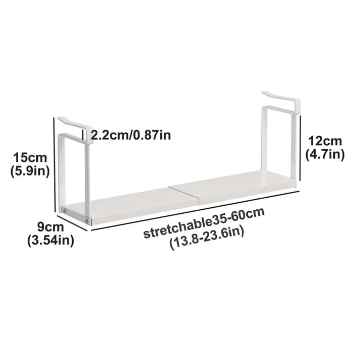Boîte de rangement pour miroir avec étagères superposées, panier suspendu, armoire de salle de bain,