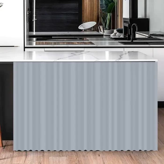 Ins court armoires de cuisine rideau auto-adhésif couverture plaine ombre rideau maison intérieur ri