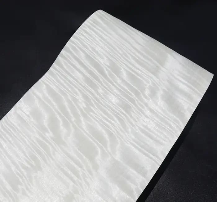 Longueur: 2.5 mètres largeur: 150mm T:0.25mm placage de bois d'ombre blanchi placage de bois pur sur