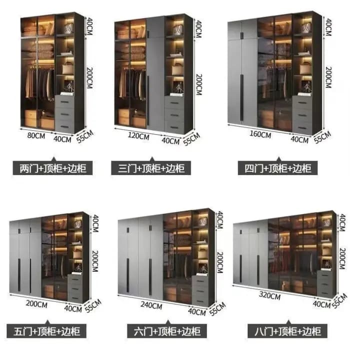 King Size moderne armoire femmes luxe tiroir étagère organisateur garde-robe Organization placard Szafy Do Sypialnihotel meubles