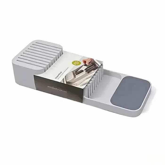 Boîte de rangement pratique pour couteaux à tiroir - Accessoire de cuisine - Support