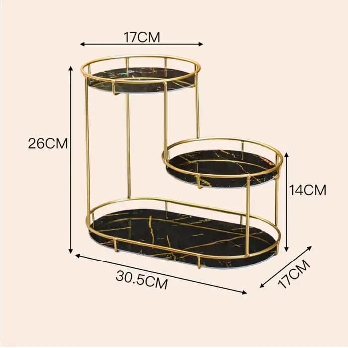 Support de rangement de salle de bain de luxe léger