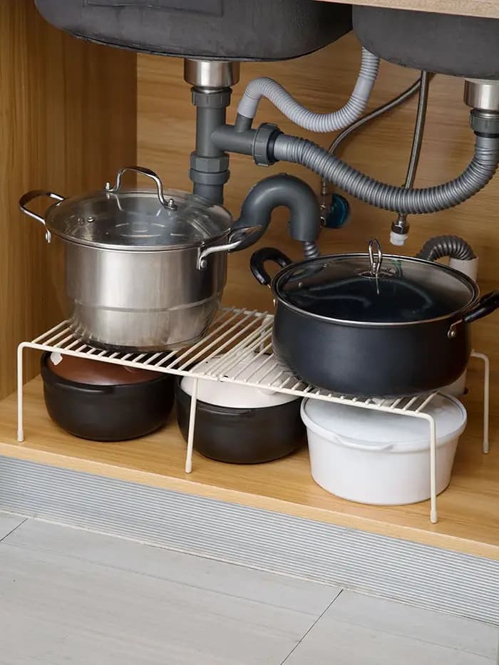 Étagère de rangement d'épices de cuisine évolutive