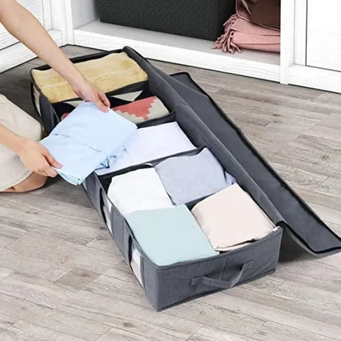 Sac de rangement pliable sous le lit pour vêtements