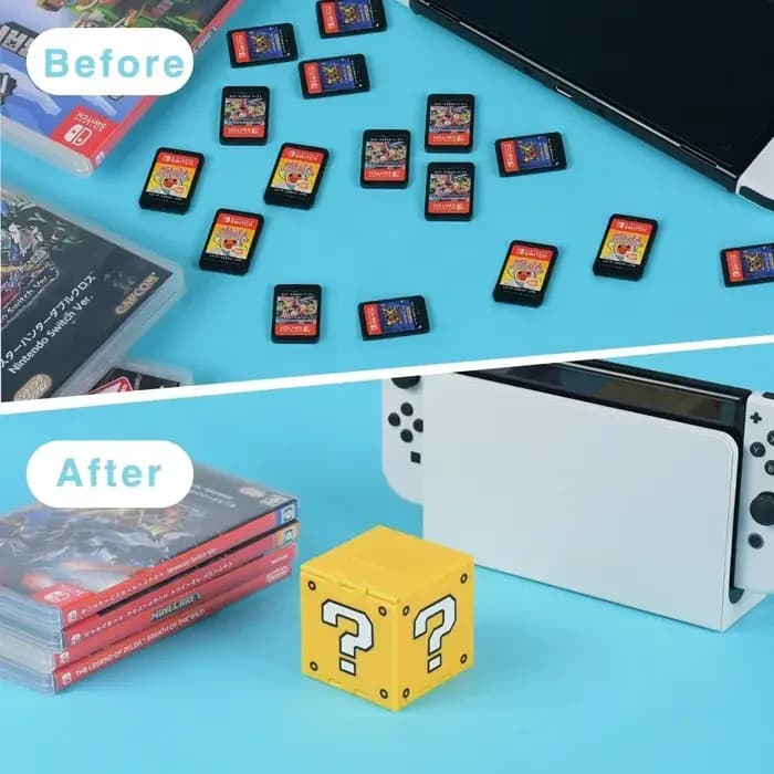 Boîte de Cube de cartes de jeu pliable à 16 emplacements